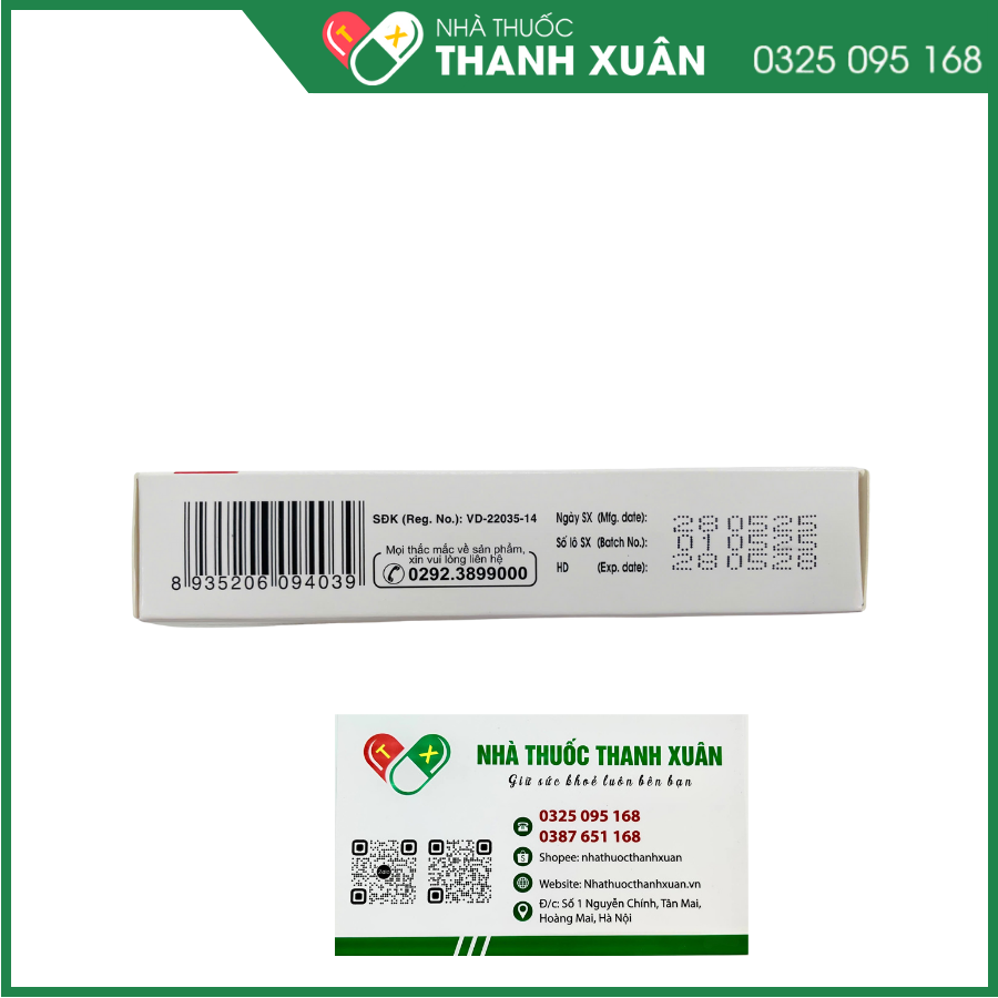 Medskin Clovir 800 điều trị Herpes, zona, thủy đậu
